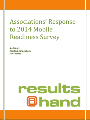Associations’ Response To 2014 Mobile Readiness Survey